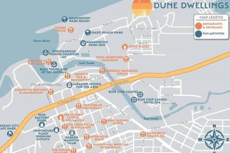 Close To Beach, W&D, Pet Friendly, Dunes, Casino Мичиган Сити Экстерьер фото