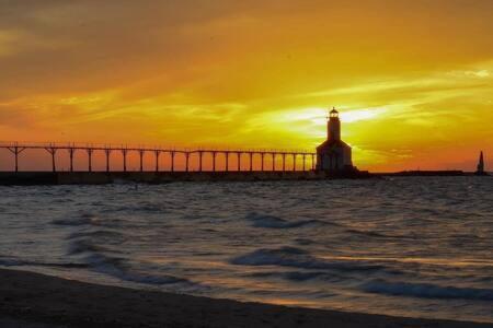 Close To Beach, W&D, Pet Friendly, Dunes, Casino Мичиган Сити Экстерьер фото